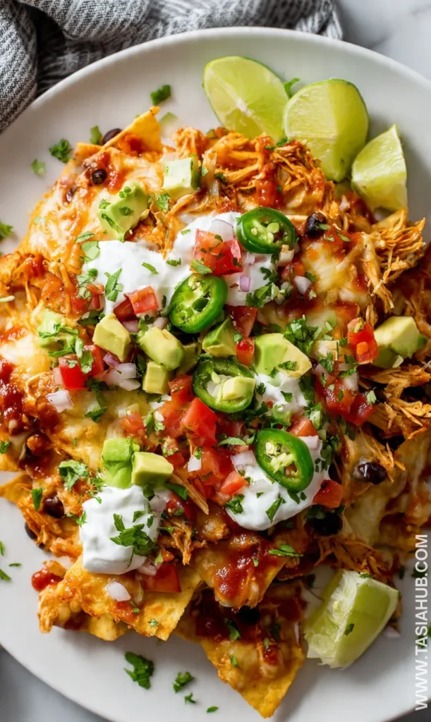 crockpot chicken nachos
