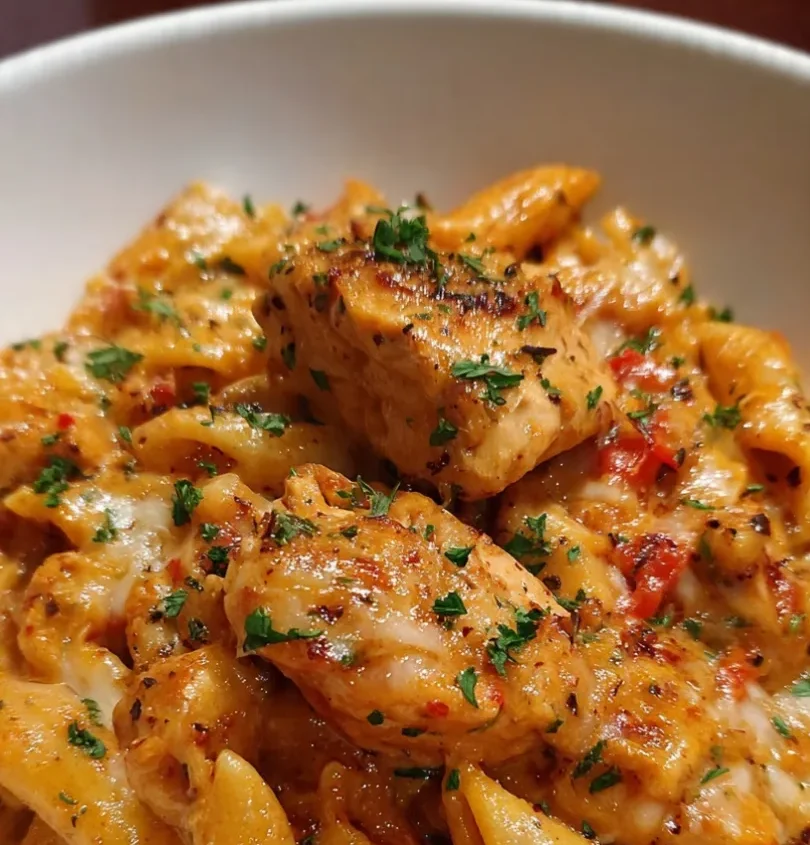 Crockpot Italian Chicken Pasta