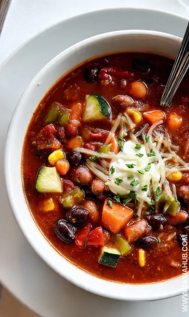 crockpot vegetarian chili