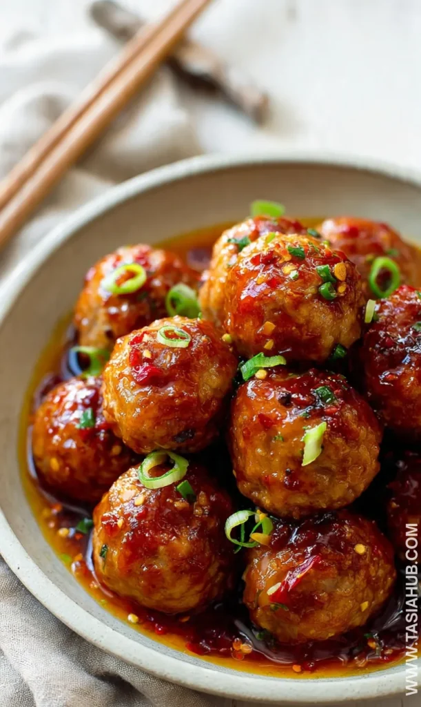 firecracker chicken meatballs recipe