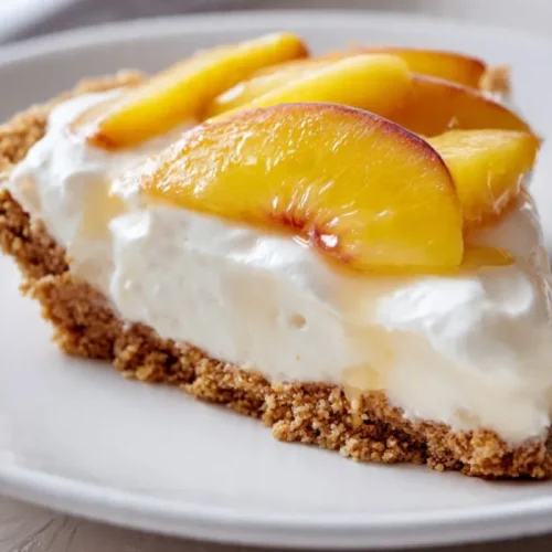 peaches and cream pie