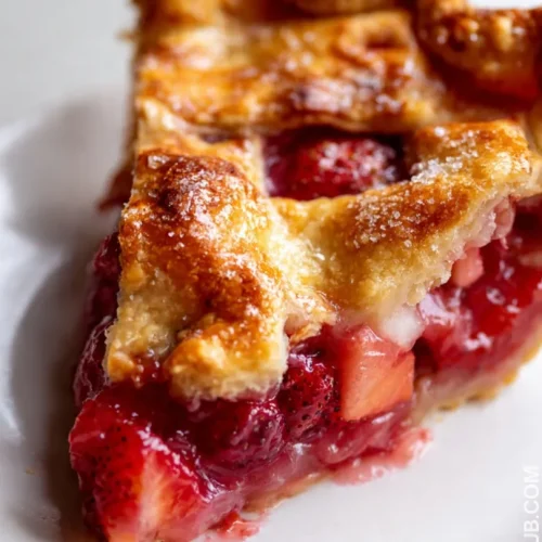 rhubarb strawberry pie