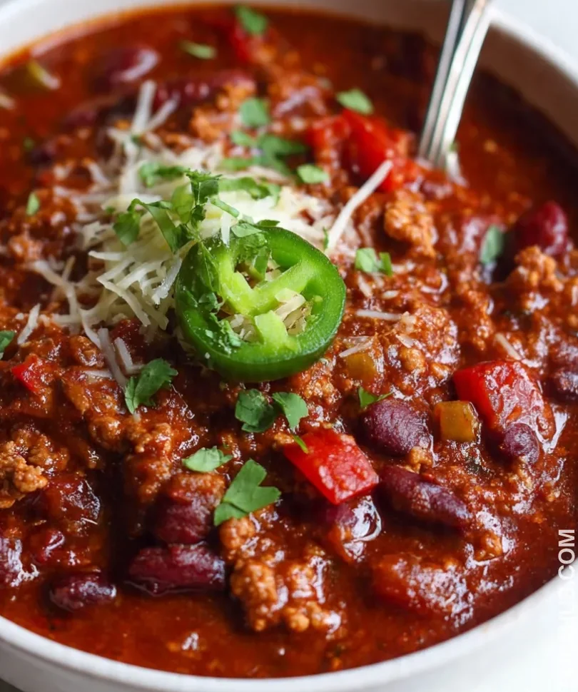 Crockpot Ground Turkey Chili
