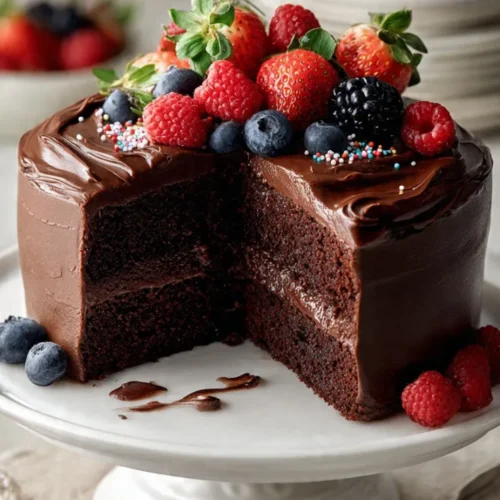 Chocolate fudge cake