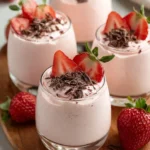 Strawberry mousse
