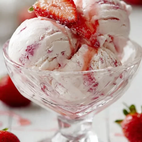 Strawberry ice cream