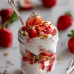 Strawberry parfaits