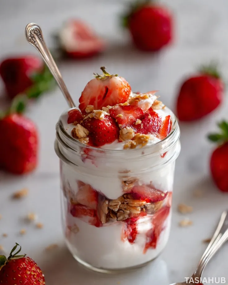 Strawberry parfaits
