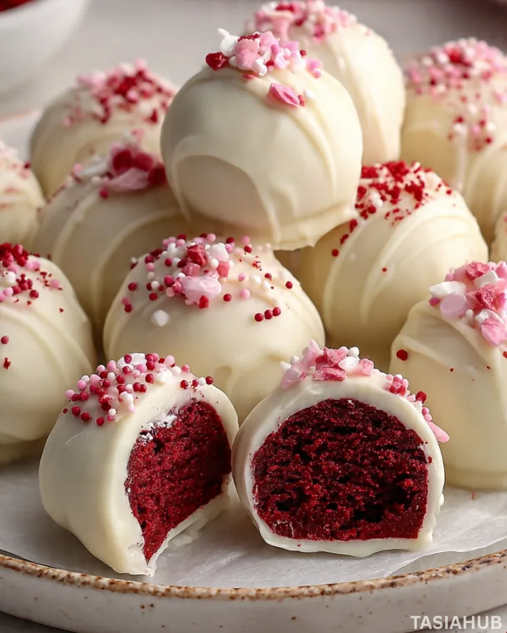 Red velvet truffles