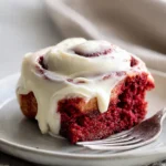 Red velvet cinnamon rolls