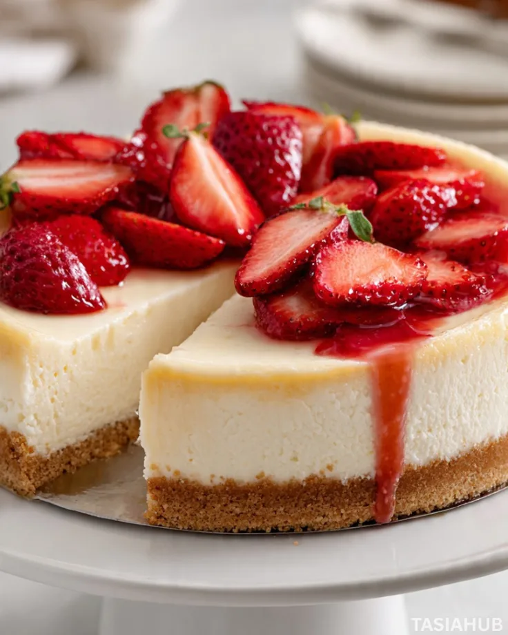 No-Bake Strawberry Cheesecake