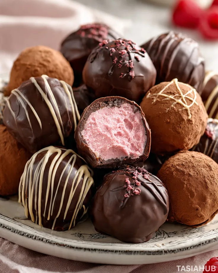 Chocolate Raspberry Truffles