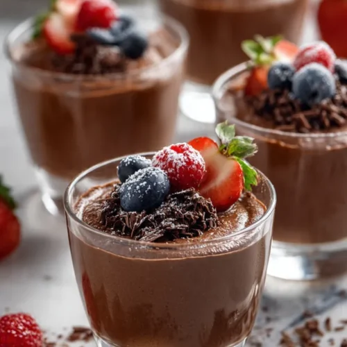 2 ingredient chocolate mousse