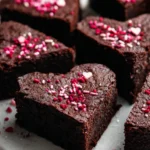 Heart brownies