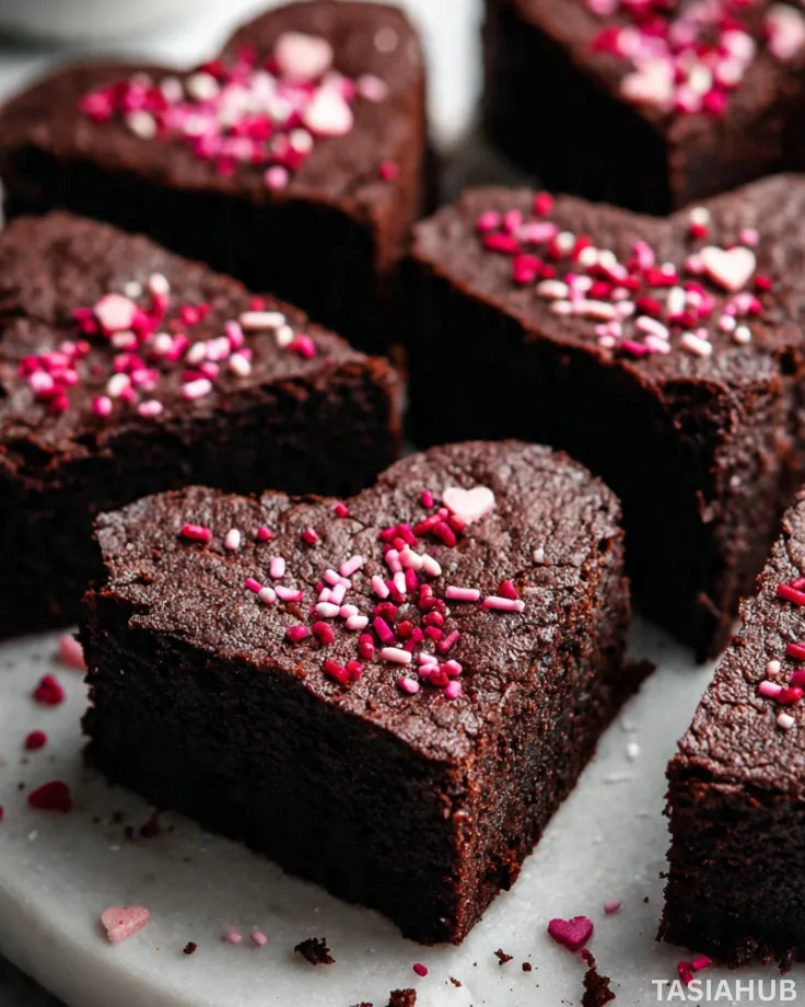 Valentine Heart Brownies