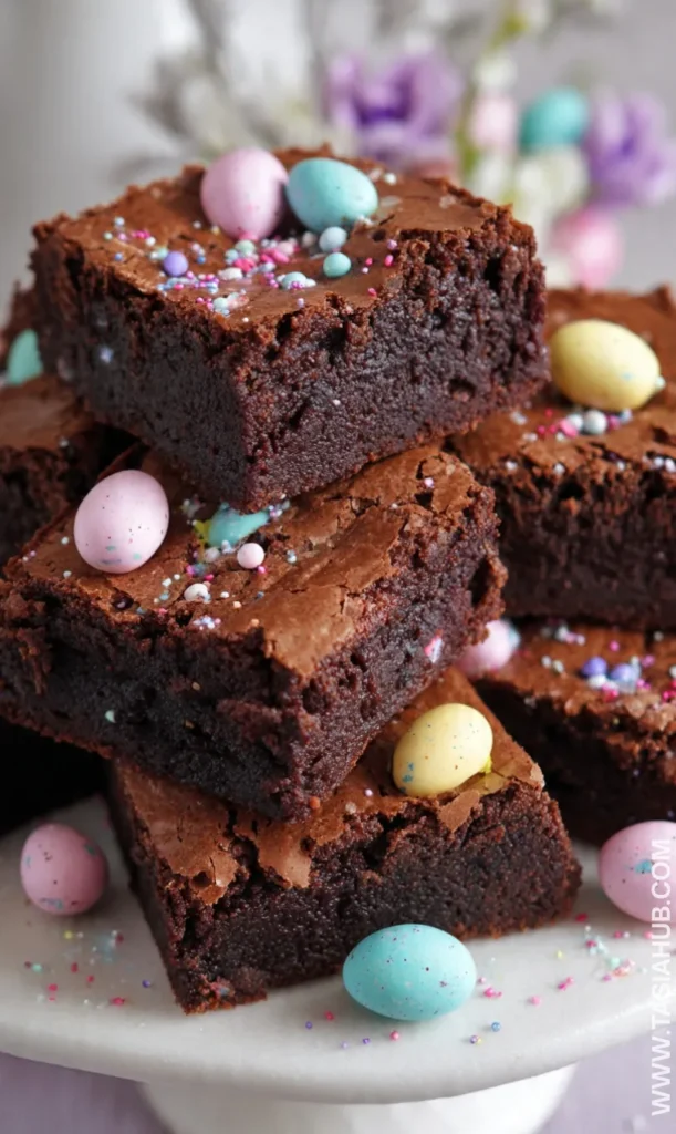 Easter brownies
