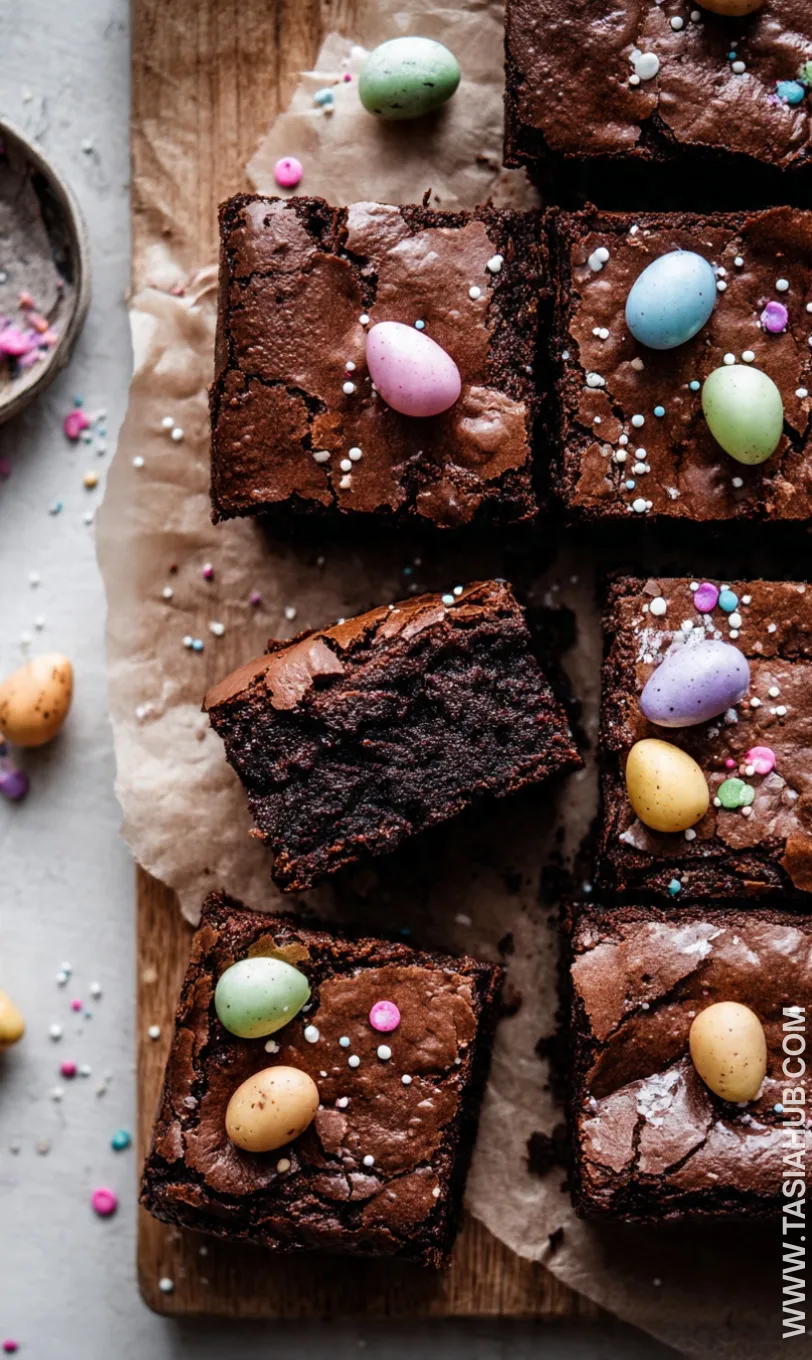 Easter brownies recipe