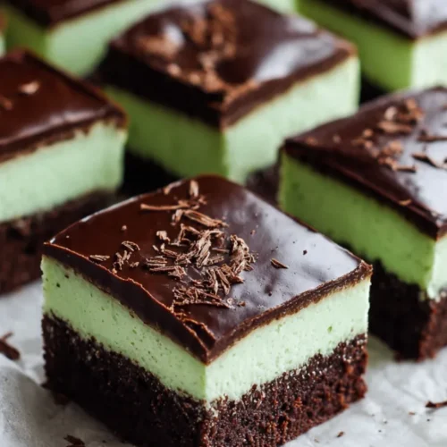 Mint chocolate brownies