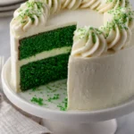 Green velvet cake