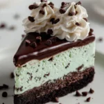 Mint chocolate chip ice cream cake