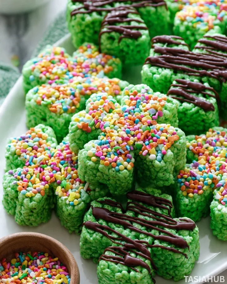 Shamrock Rice Krispie Treats