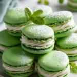 Green macarons