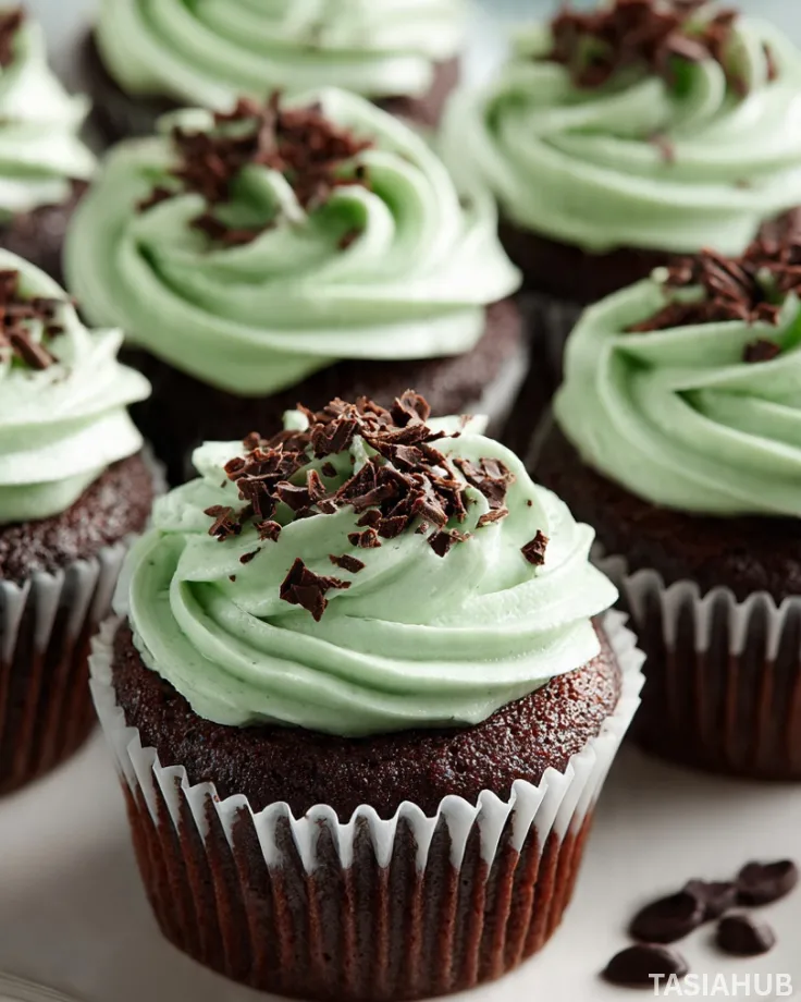 Mint Chocolate Cupcakes