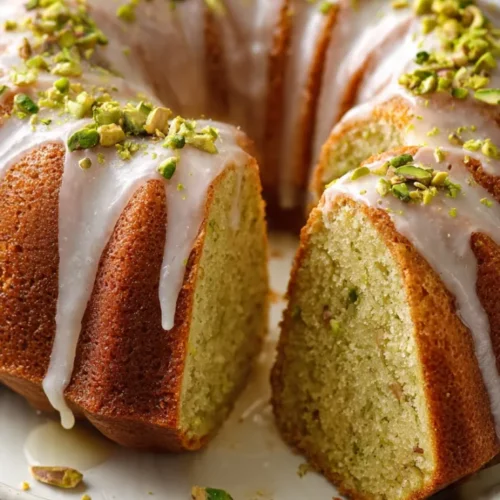 Pistachio Bundt cake
