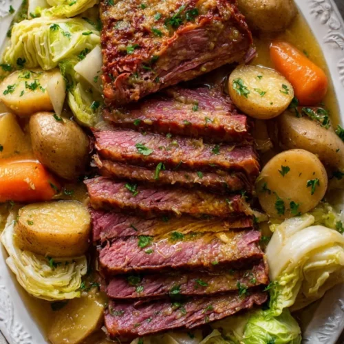 Dutch oven corned beef and cabbage