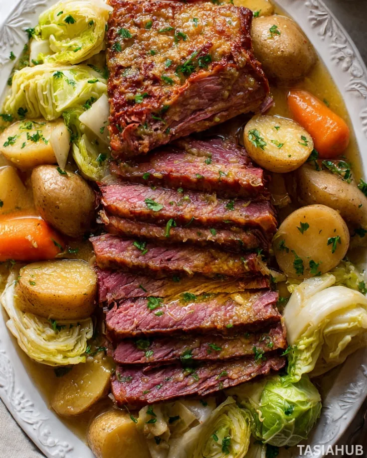 Dutch oven corned beef and cabbage
