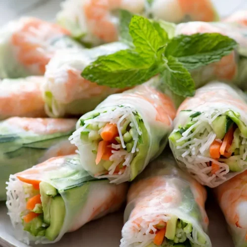 Shrimp spring rolls