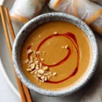 Peanut sauce for spring rolls