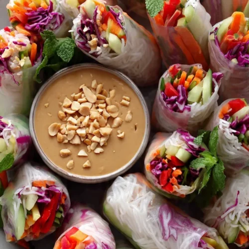 Veggie spring rolls