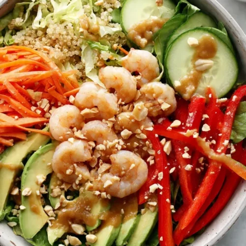 Spring roll salad bowl