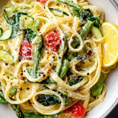 Spring vegetable pasta