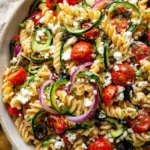 Zucchini pasta salad
