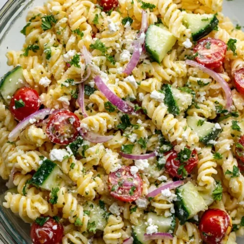 Lemon pasta salad