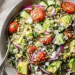 Quinoa avocado salad