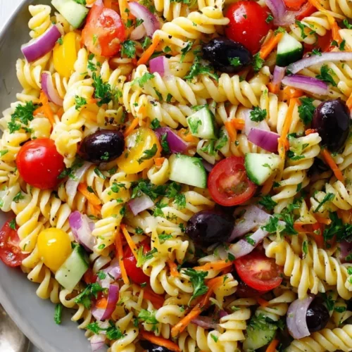 Garden pasta salad