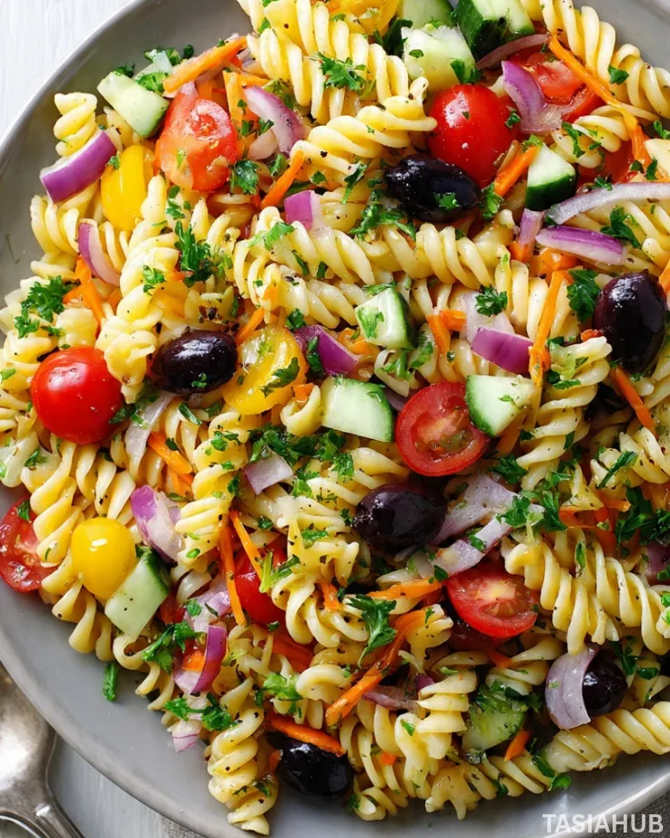 Garden pasta salad