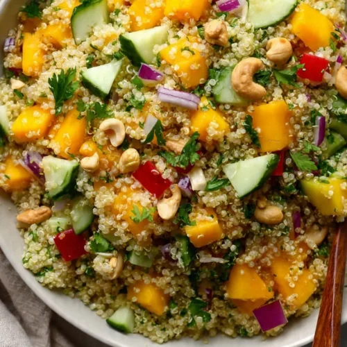Mango quinoa salad