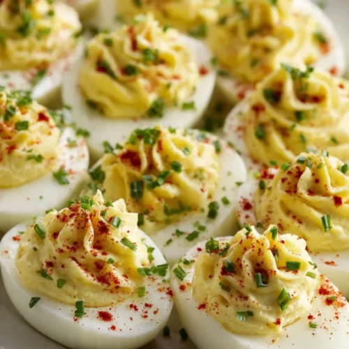 Easter deviled eggs