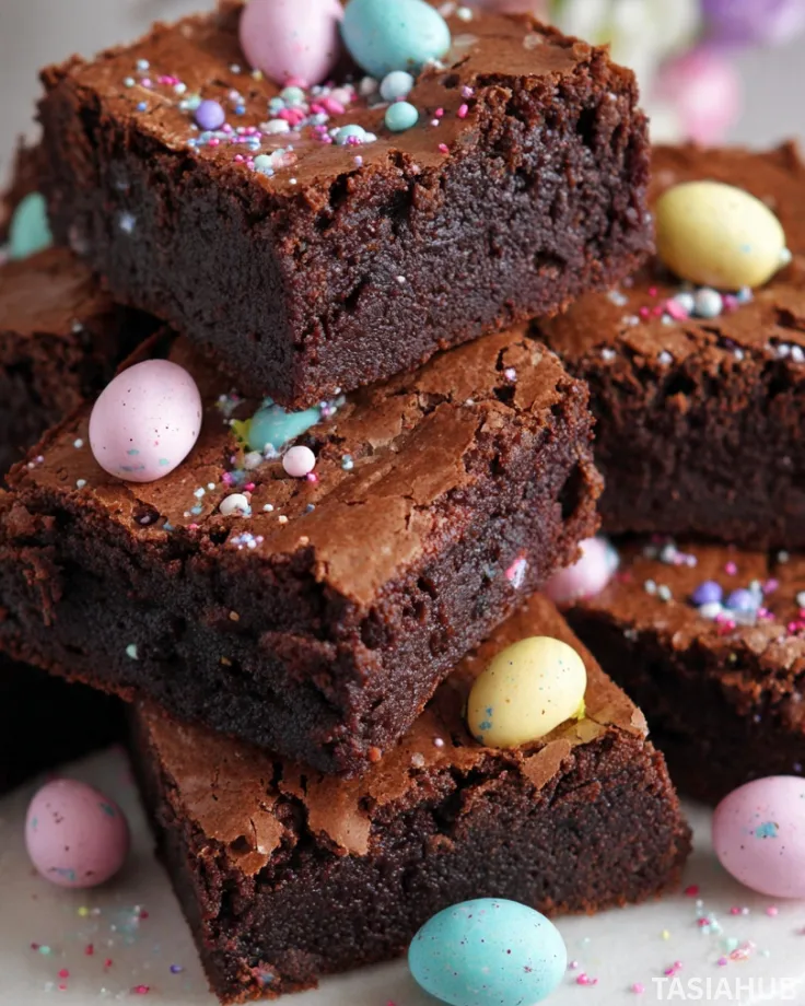 Easter brownies
