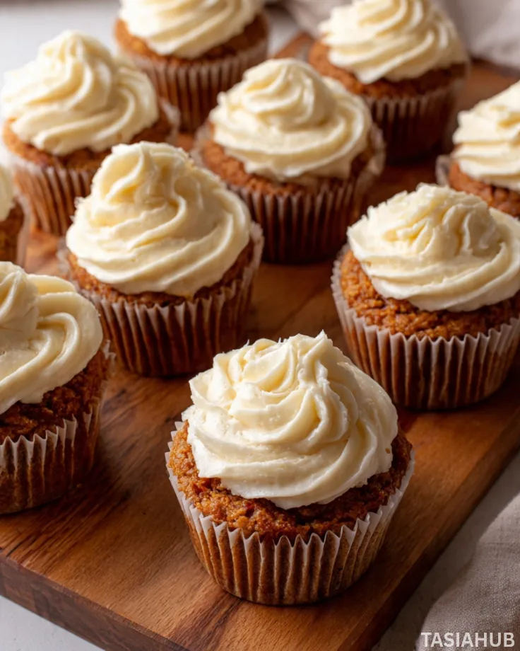 Carrot cake cupcakes