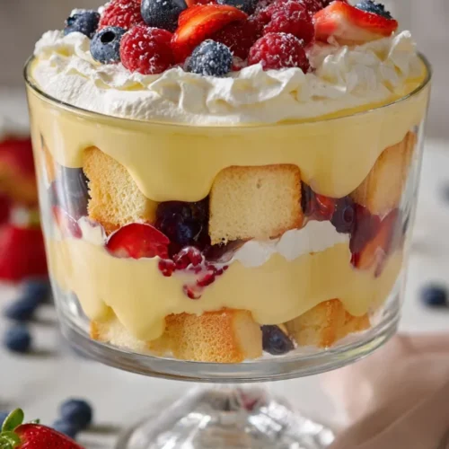 Berry trifle