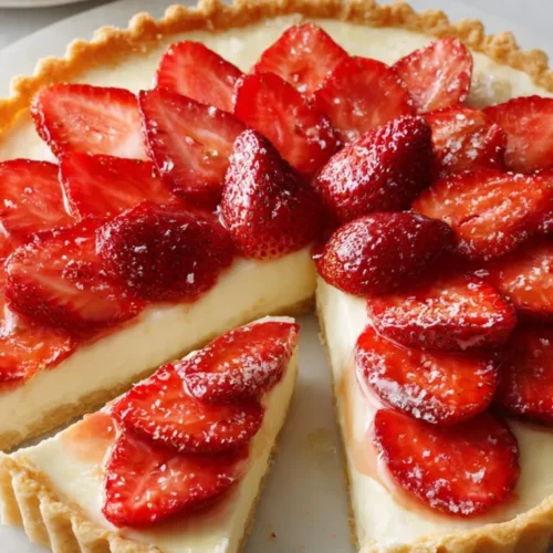 Strawberry cream tart