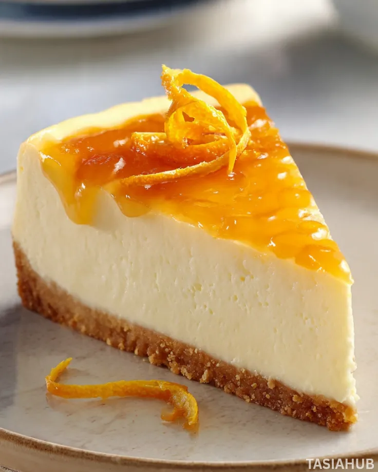 Orange creamsicle cheesecake
