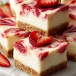 Strawberry cheesecake bars