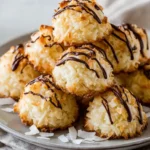 Coconut macaroons with condensed milk