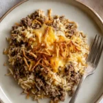 French onion ground beef and rice